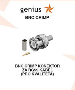 BNC CRIMP KONEKTOR ZA RG59 KABEL ZA VIDEO NADZOR