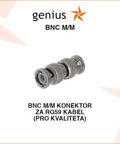 BNC M/M KONEKTOR ZA RG59 KABEL ZA VIDEO NADZOR