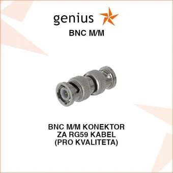 BNC M/M KONEKTOR ZA RG59 KABEL ZA VIDEO NADZOR