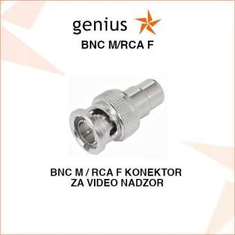 BNC M/RCA F KONEKTOR ZA VIDEO NADZOR