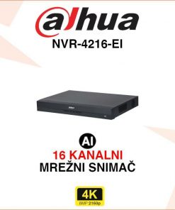 DAHUA 16 KANALNI WIZSENSE MREŽNI VIDEO SNIMAČ NVR-4216-EI