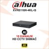 DAHUA 16 KANALNI 4K WIZSENSE DIGITALNI VIDEO SNIMAČ XVR5116H-4KL-I3
