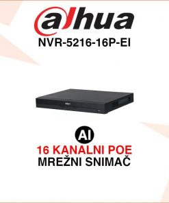 DAHUA 16 KANALNI WIZSENSE POE MREŽNI VIDEO SNIMAČ NVR-5216-16P-EI