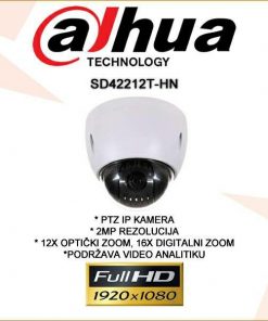 DAHUA 2MP IP ROTACIJSKA KAMERA S ANTIVANDAL ZAŠTITOM SD42212T-HN