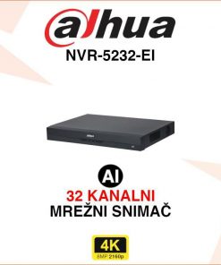 DAHUA 32 KANALNI WIZSENSE MREŽNI VIDEO SNIMAČ NVR-5232-EI