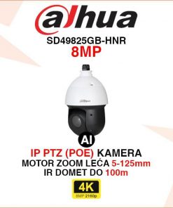 DAHUA 4K PTZ WIZSENSE IP KAMERA SA 25x ZUMIRANJEM SD49825GB-HNR