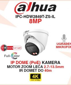 DAHUA 4K SMART DUAL LIGHT WIZSENSE IP POE KAMERA IPC-HDW2849T-ZS-IL