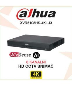 DAHUA 8 KANALNI AI 4K SNIMAČ S VIDEO ANALITIKOM XVR5-108HS-4KL-I3