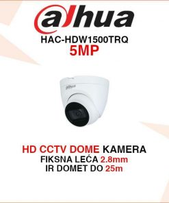 DAHUA CCTV STARLIGHT DOME 5MP KAMERA HAC-HDW1500TRQ