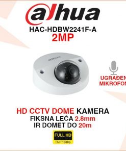 DAHUA FULL HD ANALOGNA KAMERA SA MIKROFONOM HAC-HDBW2241F-A