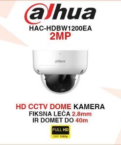 DAHUA FULL HD CCTV DOME ANTIVANDAL KAMERA HAC-HDBW1200EA
