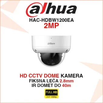 DAHUA FULL HD CCTV DOME ANTIVANDAL KAMERA HAC-HDBW1200EA