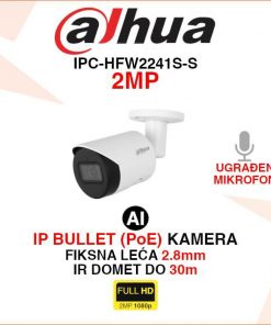 DAHUA FULL HD IP POE WIZSENSE BULLET KAMERA IPC-HFW2241S-S