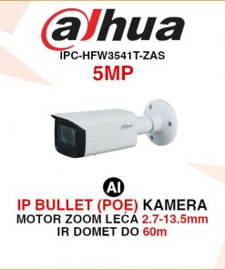 DAHUA IP BULLET 5MP WIZSENSE MOTOR ZOOM KAMERA IPC-HFW3541T-ZAS