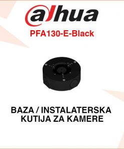 DAHUA POSTOLJE ZA BULLET I DOME NADZORNE KAMERE U CRNOJ BOJI PFA130-E