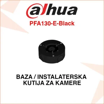 DAHUA POSTOLJE ZA BULLET I DOME NADZORNE KAMERE U CRNOJ BOJI PFA130-E