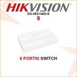 HIKVISION 8 PORTNI PREKLOPNIK DS-3E0108D-E