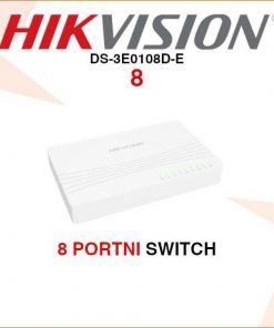 HIKVISION 8 PORTNI PREKLOPNIK DS-3E0108D-E