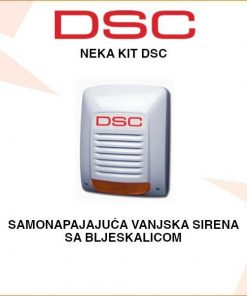 DSC SAMONAPAJAJUĆA VANJSKA SIRENA SA BLJESKALICOM NEKA KIT