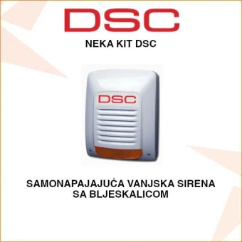 DSC SAMONAPAJAJUĆA VANJSKA SIRENA SA BLJESKALICOM NEKA KIT