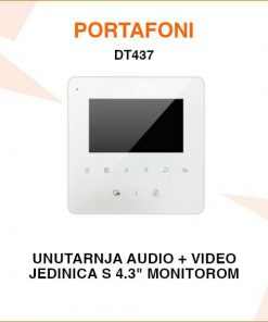 V-TEK UNUTARNJA JEDINICA ZA PORTAFON SA 4.3" EKRANOM DT437