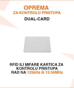 DUALNA KARTICA ZA KONTROLU PRISTUPA - RFID ILI MIFARE DUAL-CARD
