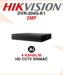 DVR-204G-K1 HIKVISION 4 KANALNI 2MP AI VIDEO SNIMAČ