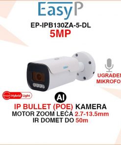 EASY-P 5MP IP POE BULLET AI MOTOR ZOOM KAMERA EP-IPB130ZA-5-DL