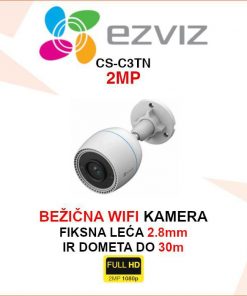 EZVIZ IZDRŽLJIVA BEŽIČNA WIFI KAMERA SA DETEKCIJOM POKRETA CS-C3TN