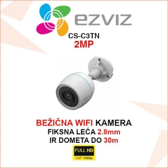 EZVIZ IZDRŽLJIVA BEŽIČNA WIFI KAMERA SA DETEKCIJOM POKRETA CS-C3TN