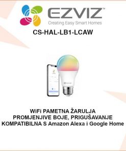 EZVIZ LB1 WiFi PAMETNA ŽARULJA U BOJI S PRIGUŠIVANJEM