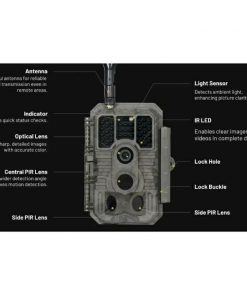 GARDEPRO 4G KAMERA ZA LOV S PUNJIVOM BATERIJOM I 32GB KARTICOM X60PMB - Slika 2
