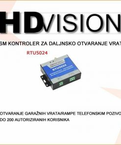 GSM KONTROLER ZA DALJINSKO OTVARANJE VRATA - RAMPE RTU-5024