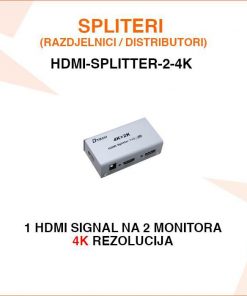 HDMI RAZDJELNIK 1NA2 4K HDMI-SPLITTER-2-4K