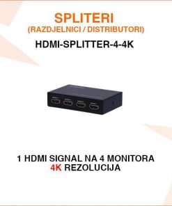 HDMI RAZDJELNIK 1NA4 HDMI-SPLITTER-4-4K