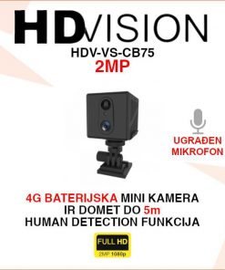 HDVISION 4G BATERIJSKA KAMERA SA PIR DETEKCIJOM OSOBA HDV-VS-CB75