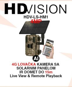 HDVISION 4G KAMERA ZA LOV SA SOLARNIM PANELOM HDV-LS-HM1