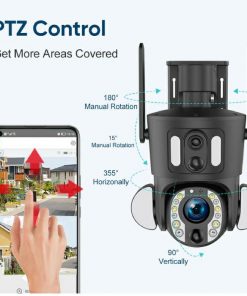 HDVISION 4G ROTACIJSKA SOLARNA KAMERA S 2 LEĆE HDV-LS-SPTZ - Slika 3