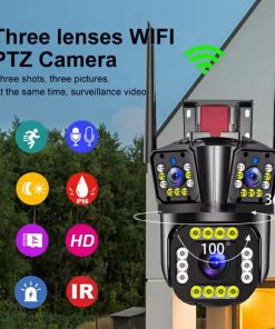 HDVISION 6MP BEŽIČNA WIFI ROTACIJSKA KAMERA S 3 LEĆE HDV-ASIH-PT3 - Slika 2