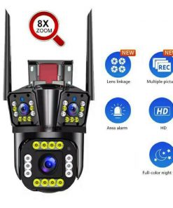 HDVISION 6MP BEŽIČNA WIFI ROTACIJSKA KAMERA S 3 LEĆE HDV-ASIH-PT3 - Slika 3