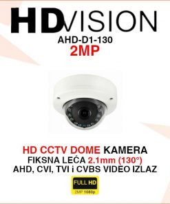 HDVISION AHD DOME KAMERA 2MP ZA VIDEONADZOR AHD-D1-130