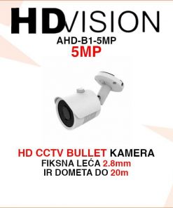 HDVISION AHD-TVI BULLET KAMERA 5MP ZA VIDEONADZOR AHD-B1-5MP