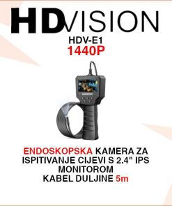 HDVISION ENDOSKOPSKA KAMERA ZA ISPITIVANJE CIJEVI HDV-E1