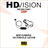 HDVISION MINI ANALOGNA KAMERA 2MP SA PINHOLE LEĆOM MC302-F4N1