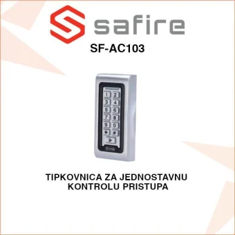 SAFIRE TIPKOVNICA - ŠIFRATOR ZA JEDNOSTAVNU KONTROLU PRISTUPA SF-AC103