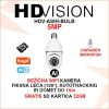 HDVISION TUYA SMART WIFI KAMERA 5MP S AI DETEKCIJOM HDV-ASIH-BULB