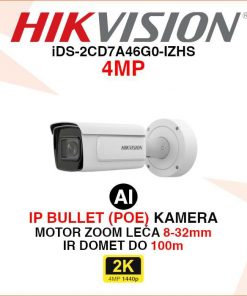 HIKVISION IP AI BULLET 4M MOTOR ZOOM KAMERA iDS-2CD7A46G0-IZHS