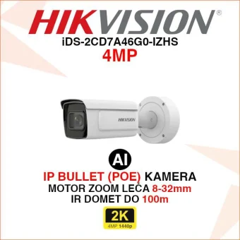 HIKVISION IP AI BULLET 4M MOTOR ZOOM KAMERA iDS-2CD7A46G0-IZHS