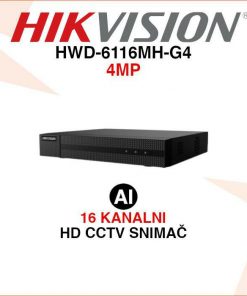 HIKVISION 16 KANALNI 4MP VIDEO SNIMAČ S AI TEHNOLOGIJOM HWD-6116MH-G4
