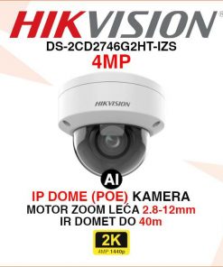 HIKVISION 2K ACUSENSE MOTOR ZOOM IP POE KAMERA DS-2CD2746G2HT-IZS